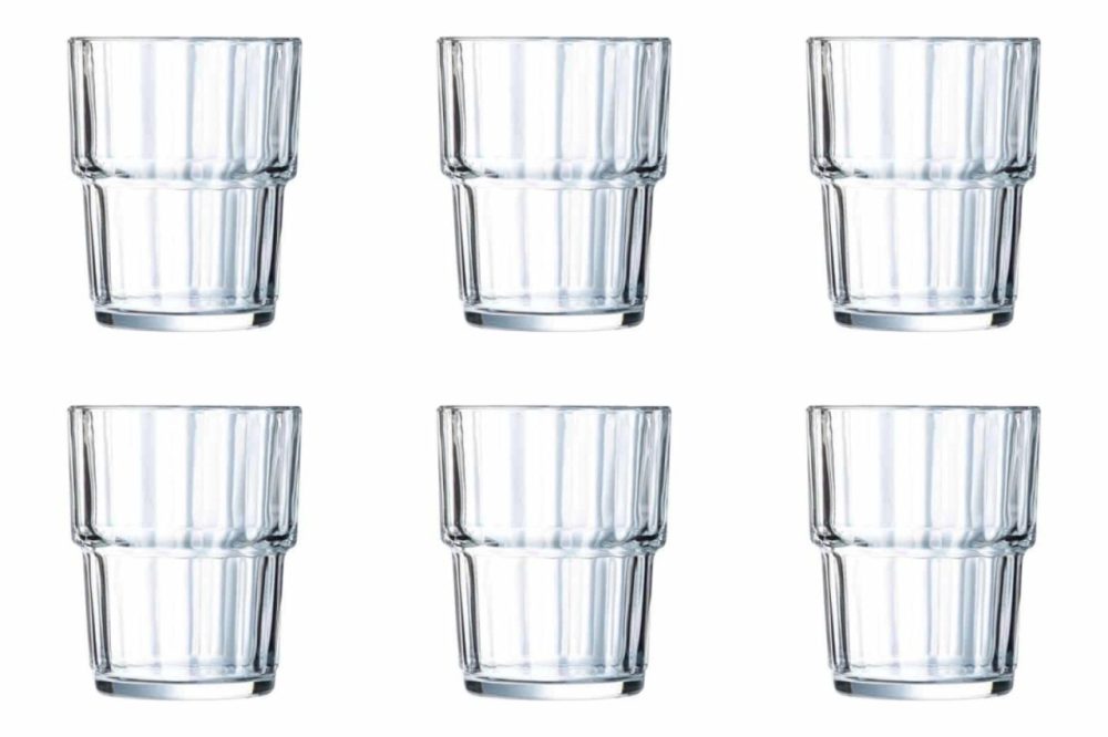 Arcoroc Trinkglas Norvege; 200 ml, 7.2x8.8 cm (ØxH); transparent; 6 Stück / Pack