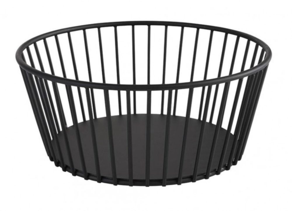 Korb Urban D20cm H8.5cm, schwarz