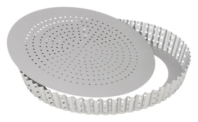 Quicheform gel. Silver ø 24 cm