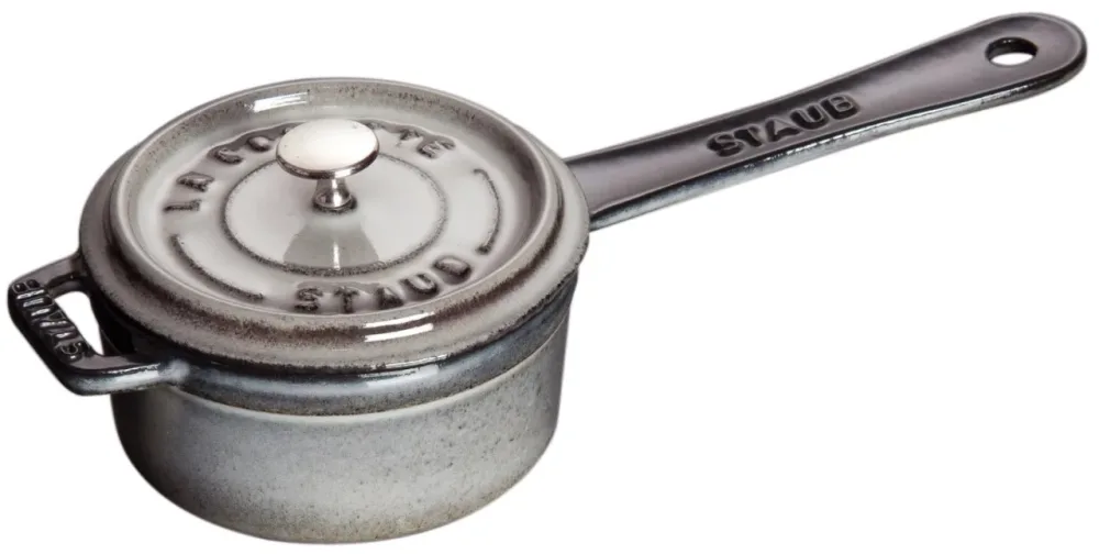Stieltopf 10cm, Gusseisen, Graphit-Grau