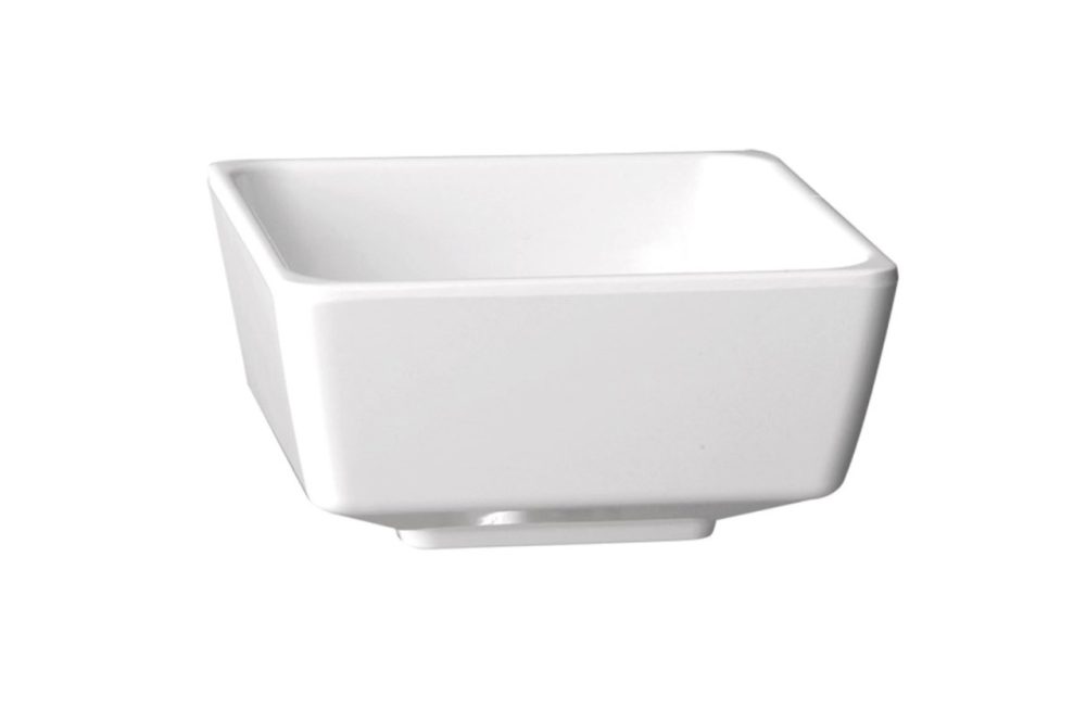 APS Schale FLOAT, Melamin, eckig; 160 ml, 9x9x4.5 cm (LxBxH); weiss; quadratisch