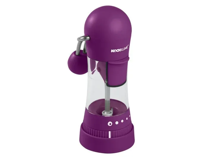Gewürzmühle m.Fuss 6x8.5 lila
