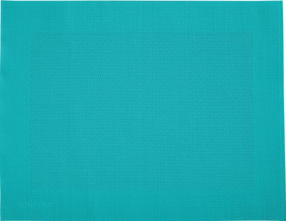 Tischset Rahmen, eckig, aquamarin, 32x42cm