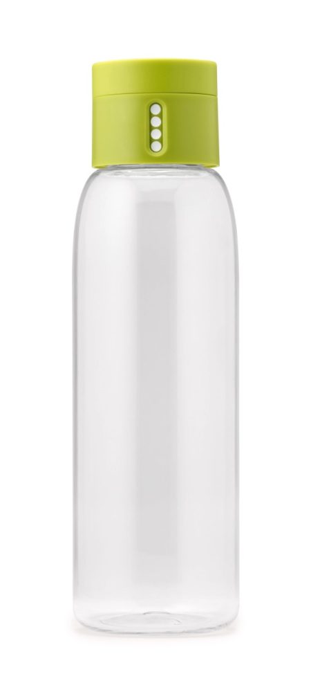 Trinkflasche Joseph Joseph Dot Grün/Transparent Kunststoff 7 cm 23.5 cm 0.6 l - Farbe: transparent/grün - Trinkflasche