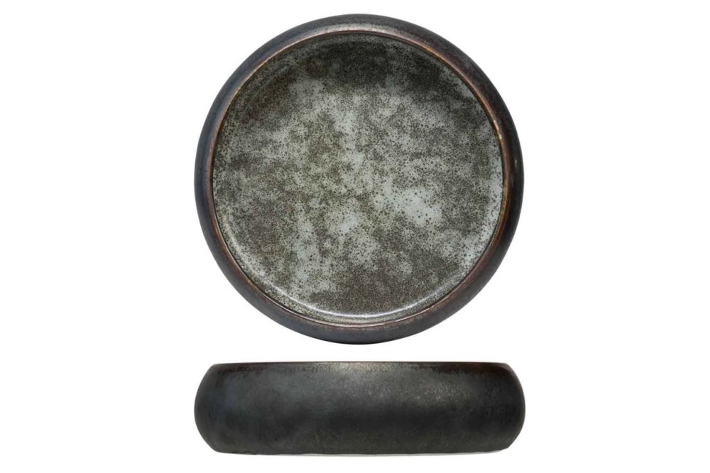 Istra Schale grau-grün, D 26.5cm H: 6cm