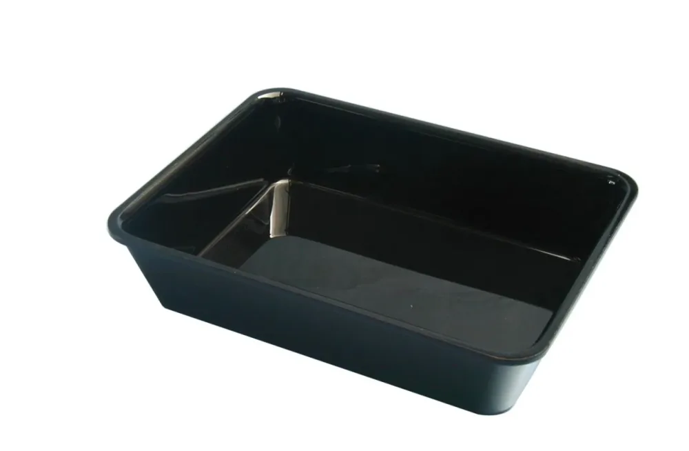 Rechteckige Schale 28x21x10cm schwarz