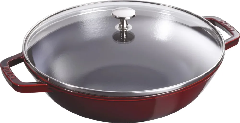 Wok mit Glasdeckel Grenadine 4.4 lt., 30cm
