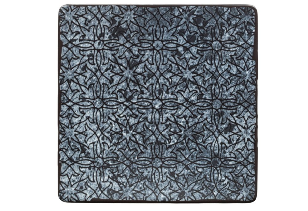 Shabby Chic 63077 Teller halbtief coupe eckig 24cm