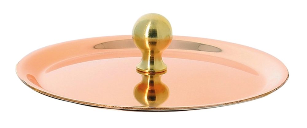 INOCUIVRE Deckel KupferEdlestahl D:16cm mit Messinggriff