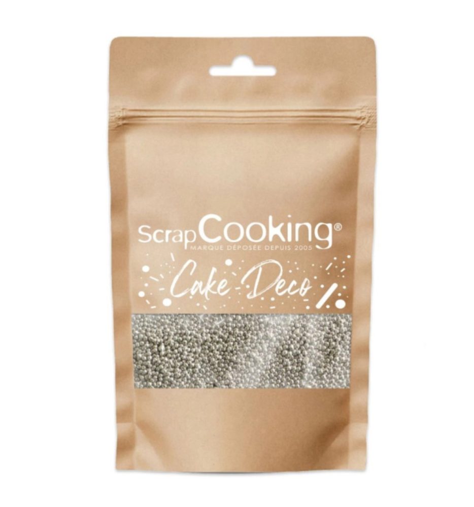 ScrapCooking - Dekorations-Zucker, 80G, Silber