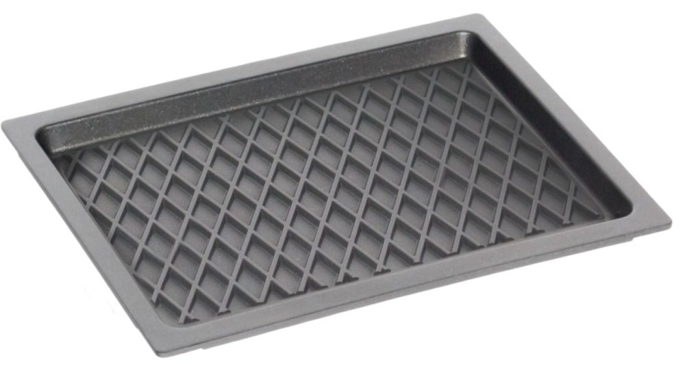 Bratplatte GN 2/3, H2cm Induktion, Rautenmuster o. Griffe