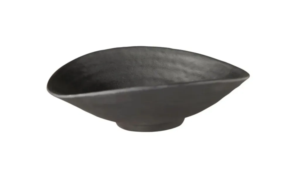 Schale, gross Serie ZEN, ca. 17.5x15.5x5.5cm, schwarz