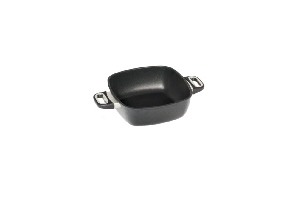Eck-Pfanne 26x26cm, H9cm mit Griffen