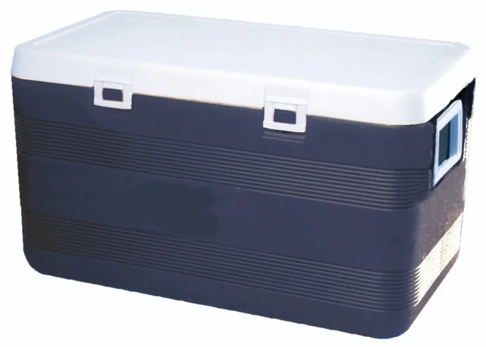 Transportbox isoliert blau 110lt mit Deckel