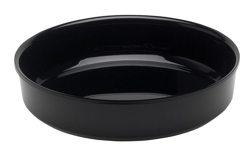 Runde Schüssel D30x6.5cm schwarz