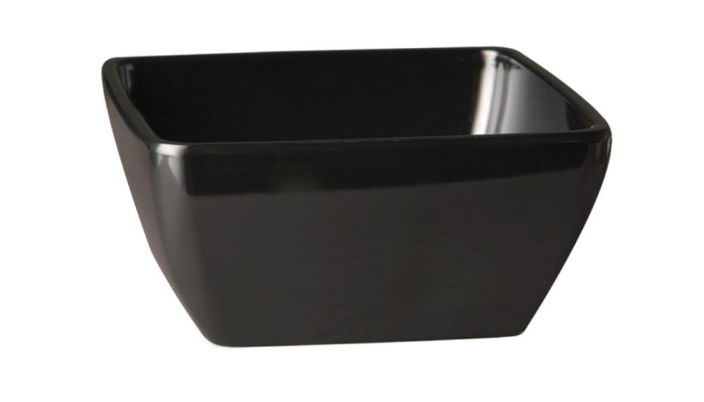 Schüssel PURE, ca. 25x25cm, H12cm, schwarz