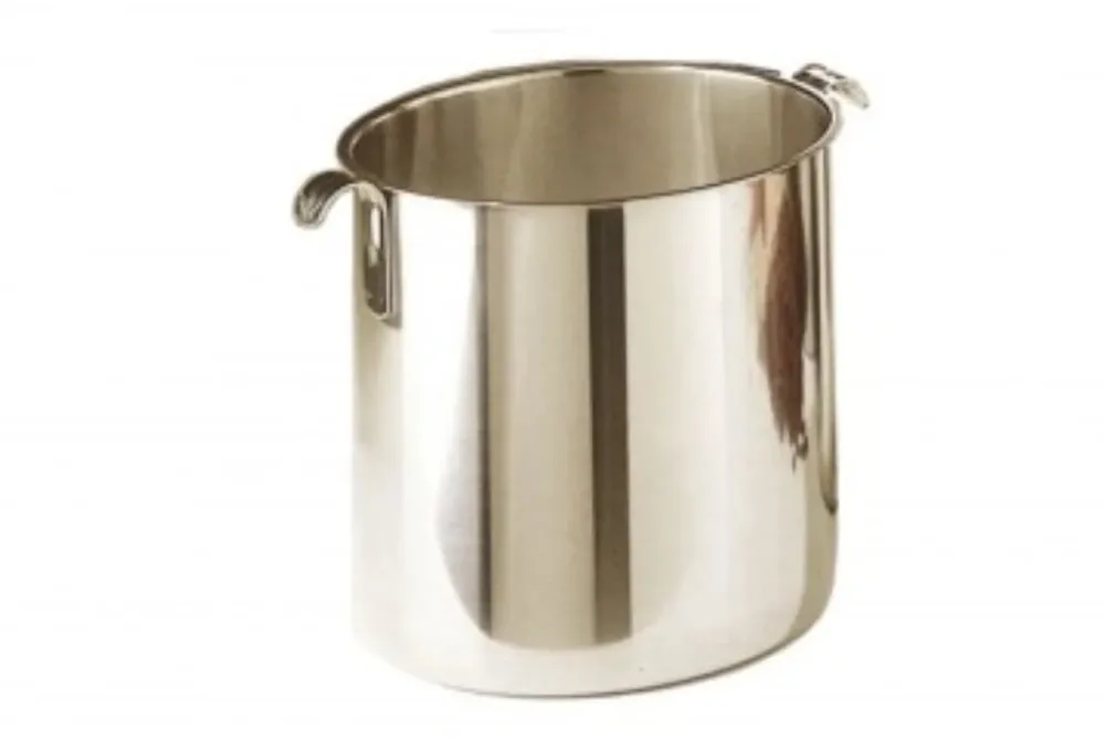 Bain Marie o.Deckel 10lt säurebeständig AISI316L V4A 2 Griff
