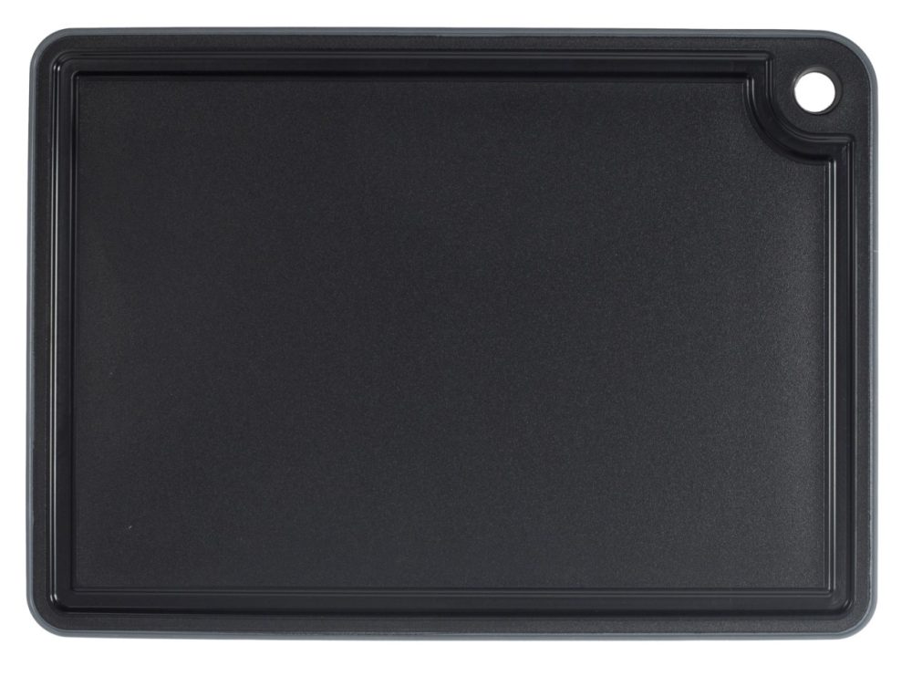 Schneidebrett Mimmi gross 35x25x1cm Antirutsch Rand d.grau