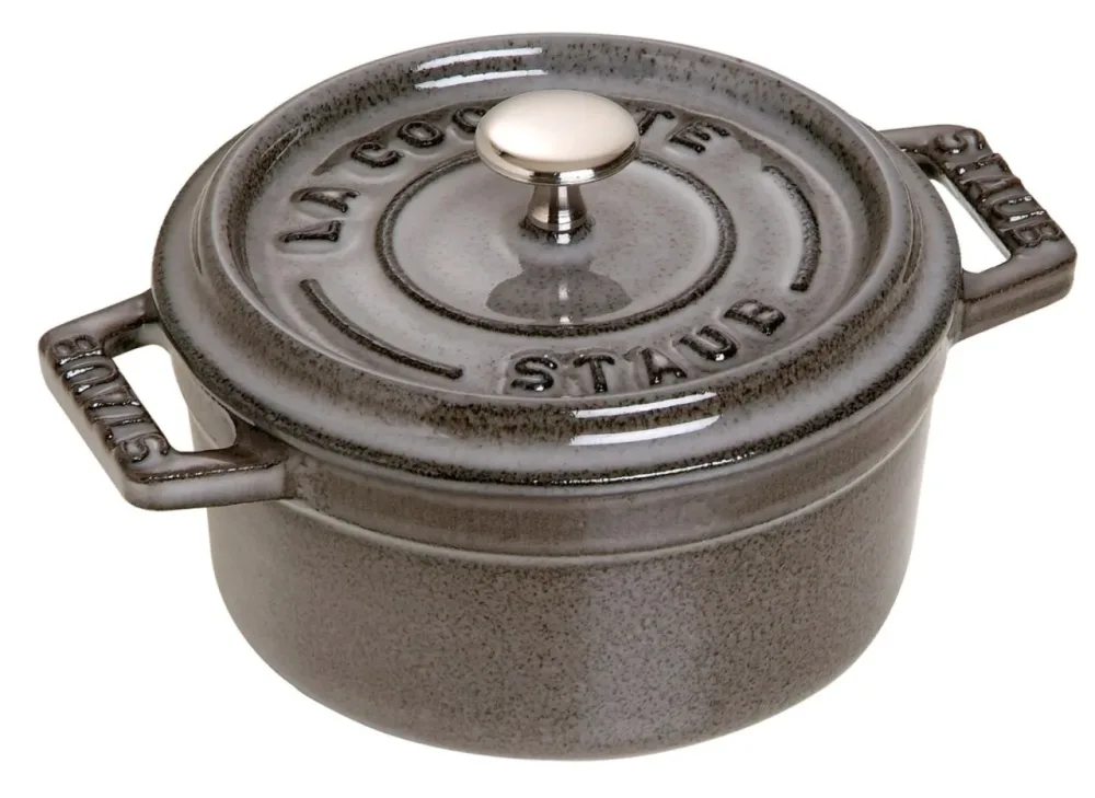 Cocotte 18cm, rund, Graphit-Grau, Gusseisen 1.7l