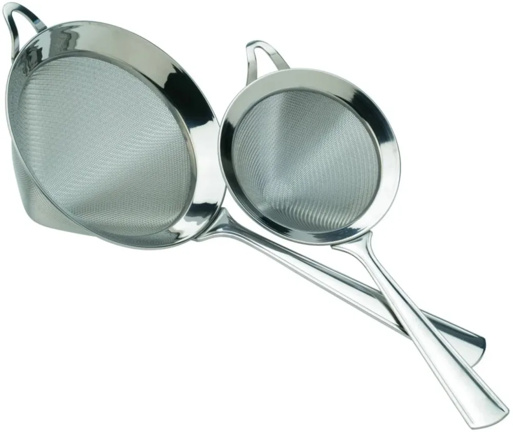 Spitzsieb mit Stiel 18cm
