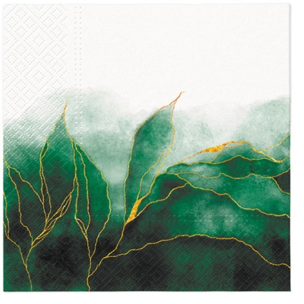Servietten Lunch 20x Green dream, 33x33cm