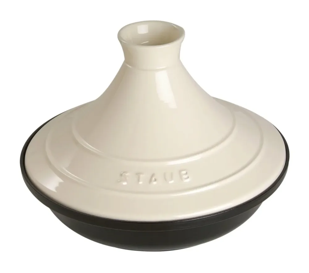 Tajine 28cm, Gusseisen, Cream