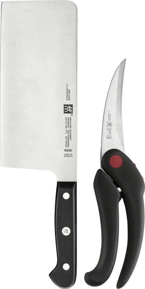 2tlg. Gourmet Messerset (Hackm.+Schere)