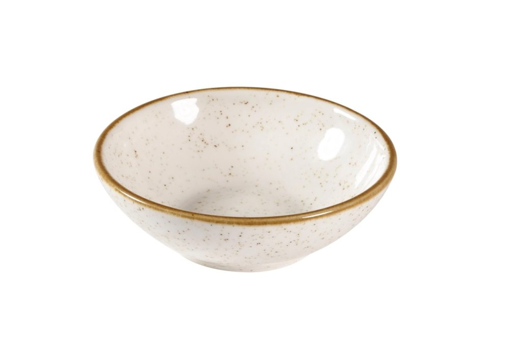 Churchill Bowl Stonecast Barley White; 200 ml, 11.6 cm (Ø); weiss/braun; rund; 12 Stück / Pack