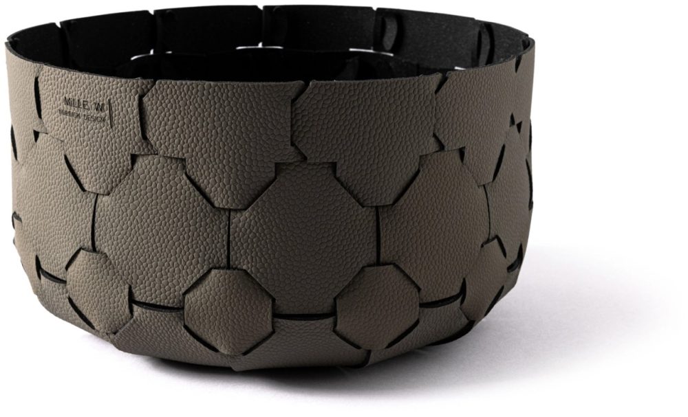 Brotkorb D24cm H14cm grau