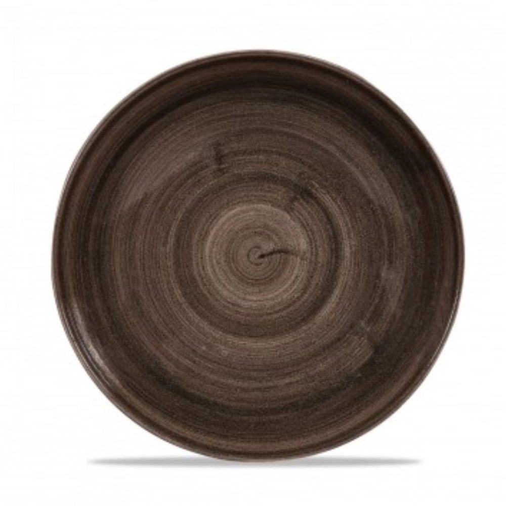 Stonecast Patina Iron Black Coupe Teller flach 21.7cm
