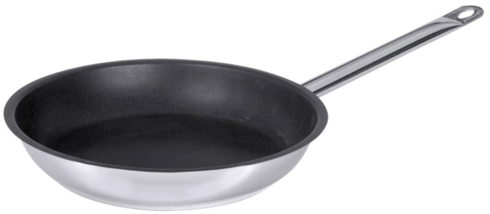 Antihaft-Bratpfanne 24 cm aus Edelstahl mit Eclipsebeschicht