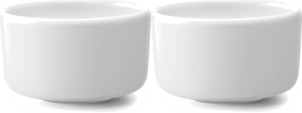 2er Set Collective Schale D8cm weiss