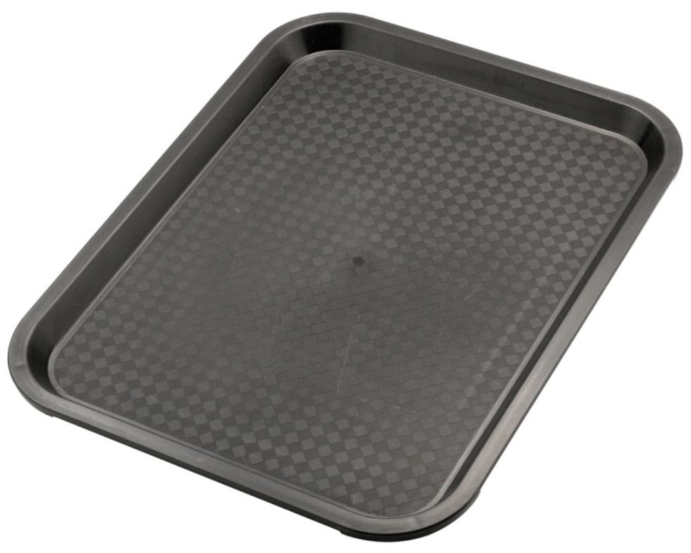 Serviertablett rechteckig, schwarz, 45x35 cm