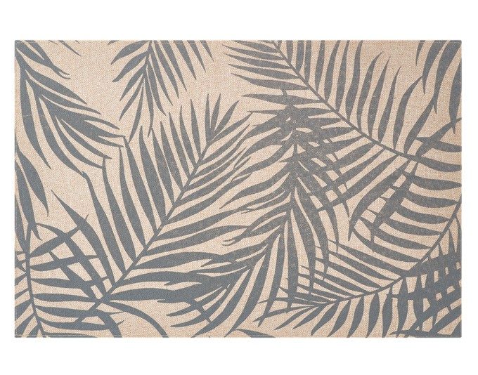 Tischset Palme grau 45x30cm