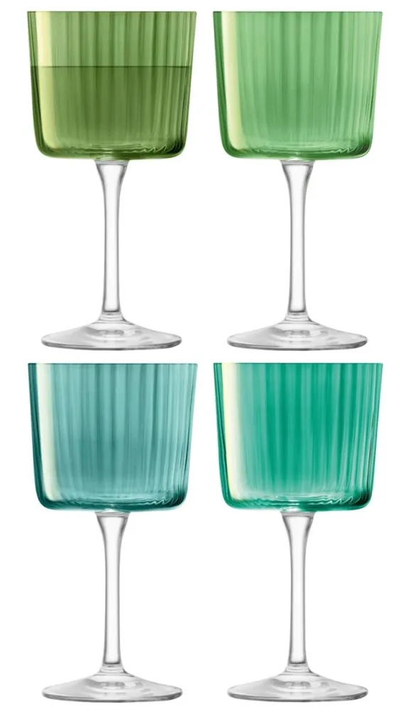 4er Set Gems Weinglas 250ml jade assort.