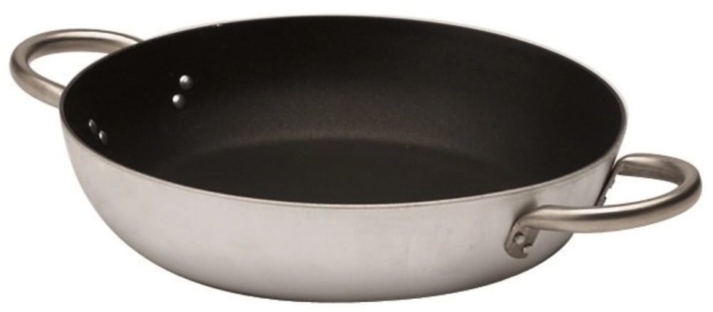 Bratpfanne antihaftbeschichtet 2 Griffe D32cm H7cm