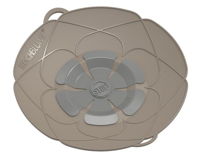 Deckel L ø 29 cm taupe
