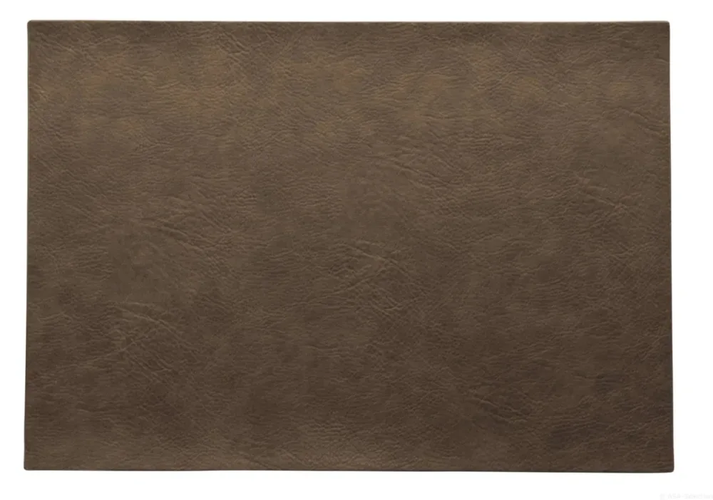 PU Tischset Veganleder 33x46cm nougat