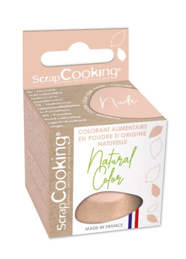 Lebensmittelfarbe natürlich Pulver nude, 10g