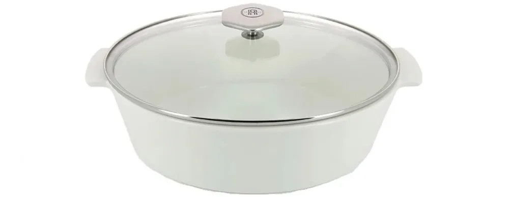RVL 2 Kasserolle oval m. Glasdeckel, 33x27x16, Induktion