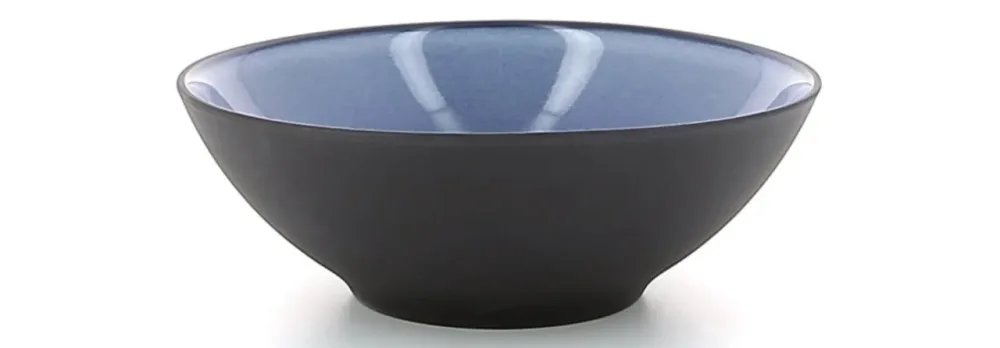 Revol Suppenteller Equinoxe Blau/Grau Porzellan 15 cm - Suppenteller