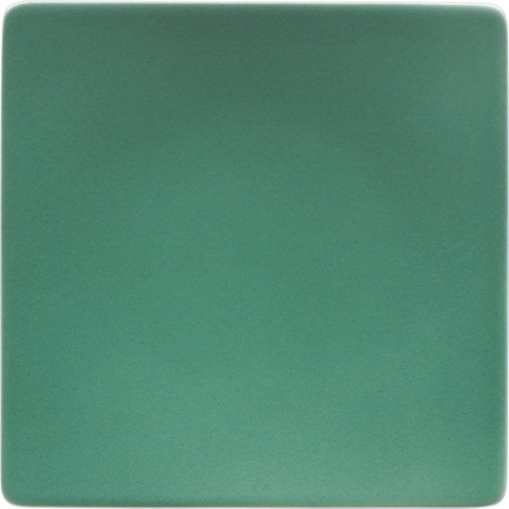 Pottery Jade Teller halbtief quadratisch coupe 24cm