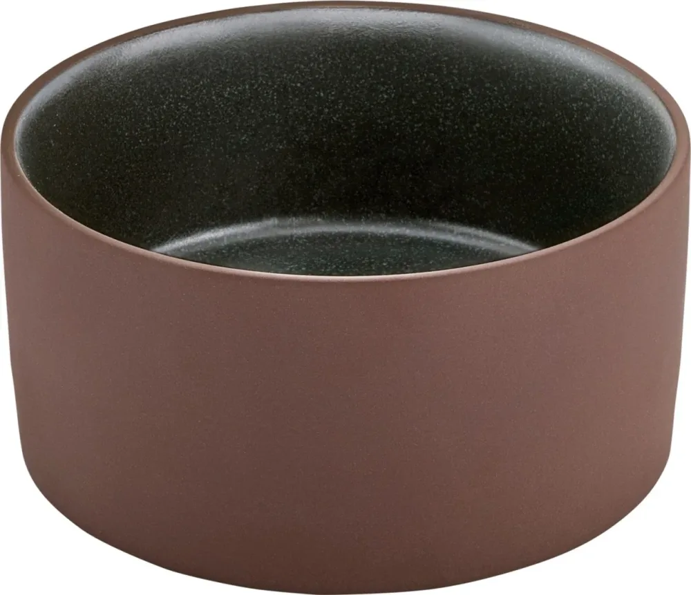 Playground 2in1 Bowl Plateau braun schwarz 16cm H8.3cm