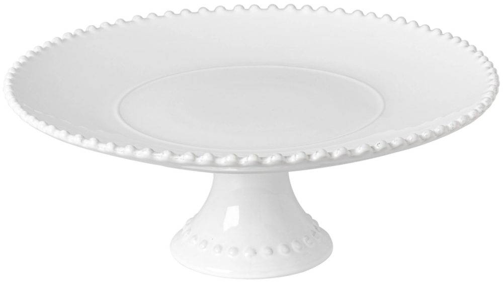 Handgefertigte Tortenplatte „Pearl“ Costa Nova