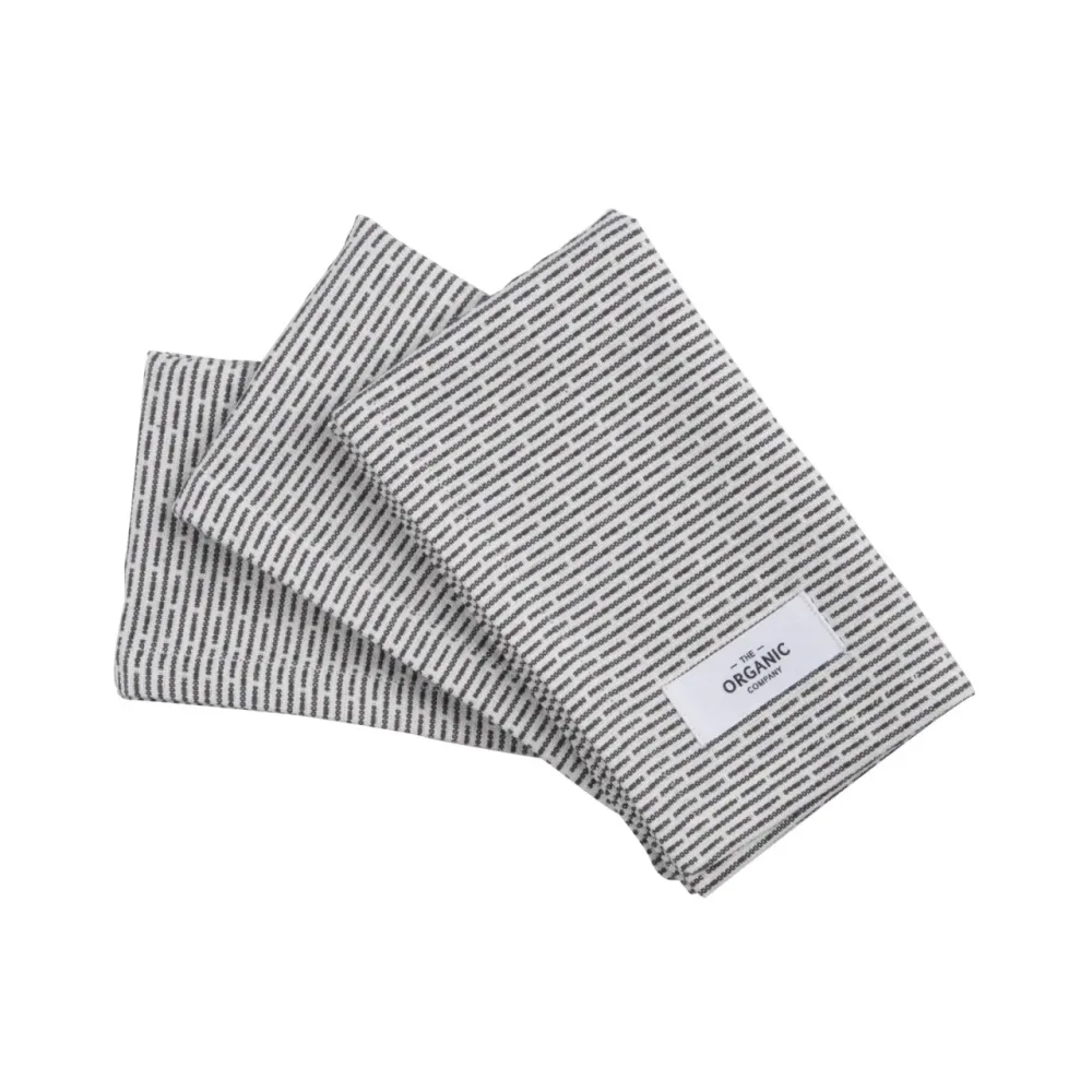 3er Set Spültuch 30x35cm morning grey Biobaumwolle