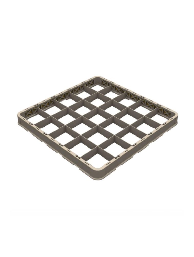 Aufsatz geschlossen 25 Fächer Glas max D8.9cm