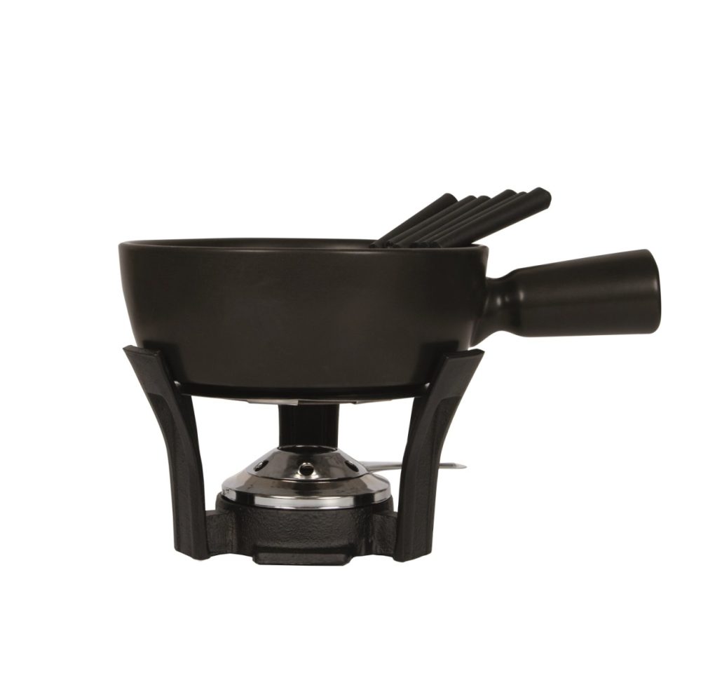 Diverse Fondue-Set Boska Schwarz Gusseisen/Steingut 2.2 l - Fondue-Set