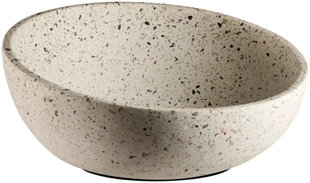 Terrazzo Schale D29.5cm H8.5/14.5cm