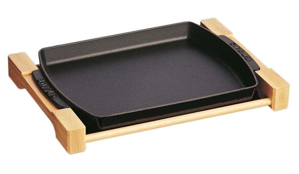 Country Platte schwarz 33x23cm