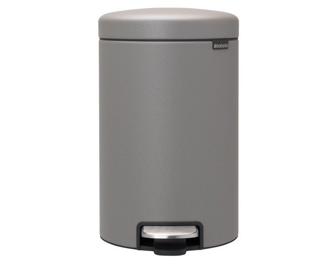 Treteimer concret grey 12l